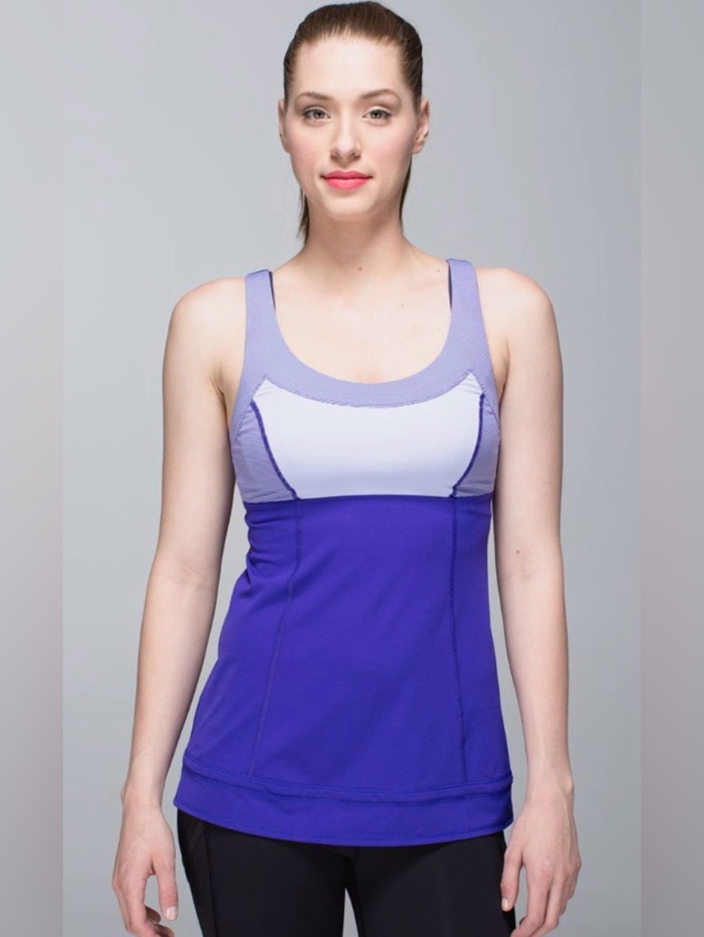 Lululemon TaTa Topper Wee Stripe Bruised Berry / Bruised Berry